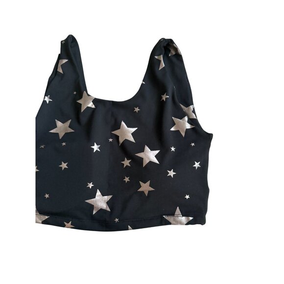 LIVE WELL ACTIVE Black Silver Star Workout Bra Size XS - Picture 7 of 8